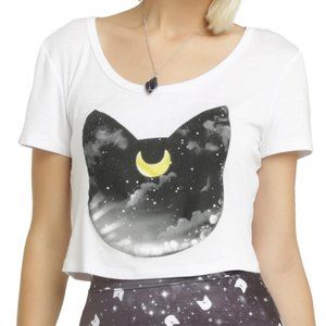 Sailor Moon Luna Crop Top - Juniors